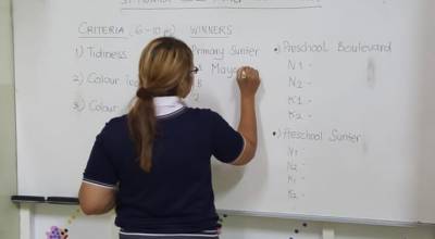 Perayaan Hari Saint Monica di Saint Monica Jakarta School